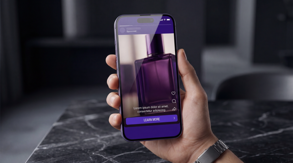 Mobile-first vertical video ad example designed for TikTok, Shorts, and other social platforms.