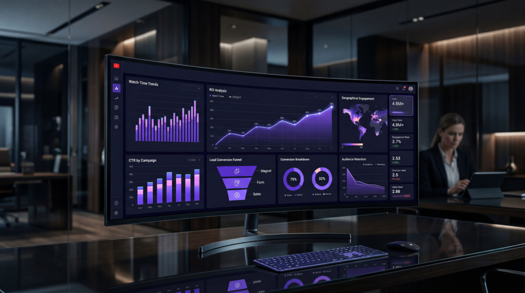 Measuring YouTube marketing ROI with watch time leads and conversions