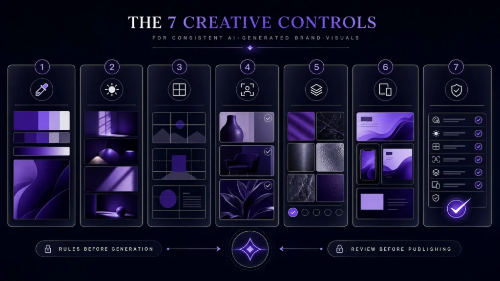ai visual drift controls Visual drift controls for keeping AI-generated brand visuals consistent.